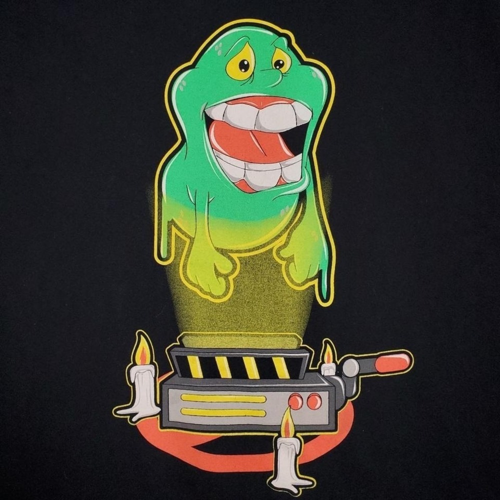 Slimer Ghostbusters movie tshirt Fun art graphic‎ - Picture 2 of 4